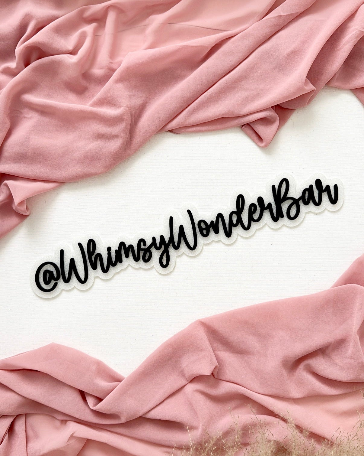 Social Media Handle Sign