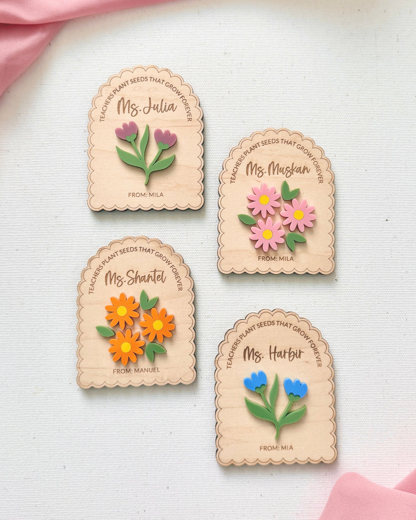 Arch Shape Teacher Appreciation Magnet