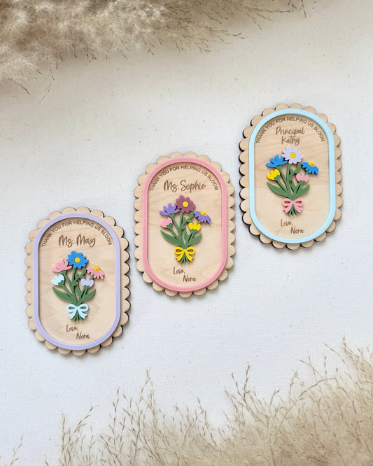 Flower Bouquet Teacher Appreciation Magnet