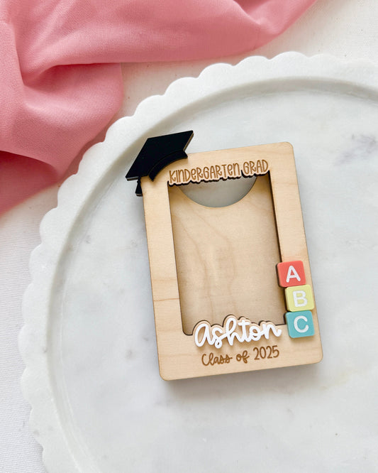 Toddler Graduation Photo Magnet Frame