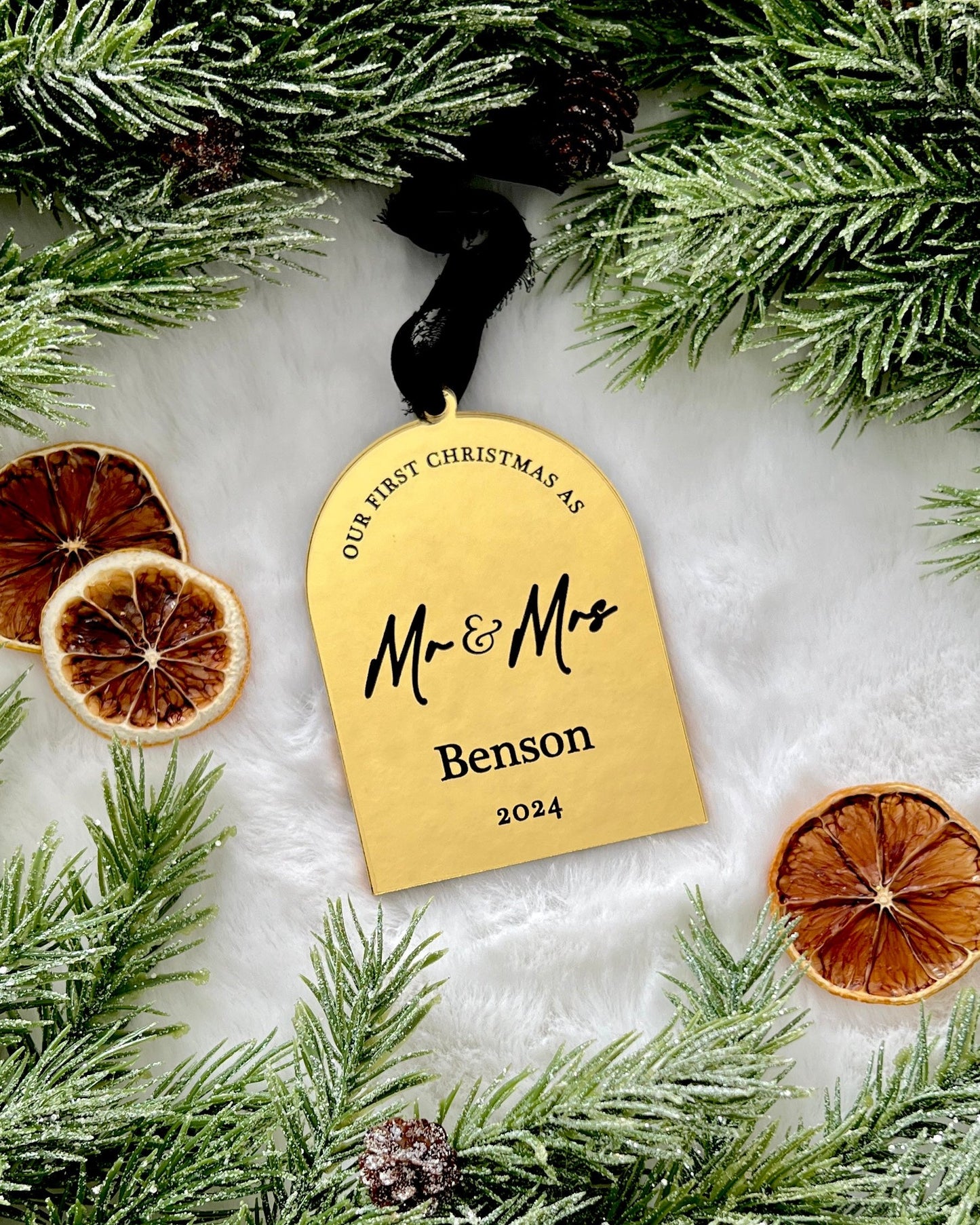First Christmas as Mr & Mrs Ornament