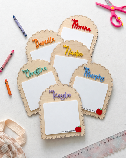 Reusable Teacher Dry Eraser Note Pad