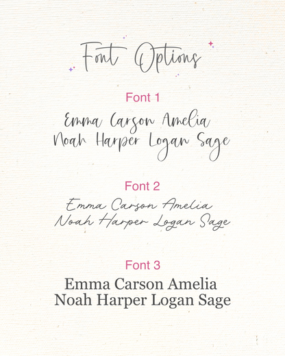 Comparison of three different font styles on a light background