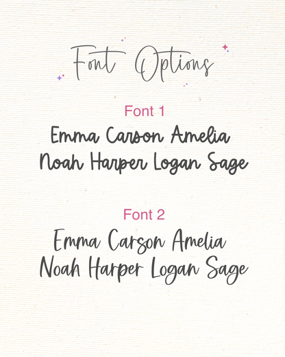 Text comparison of two font styles on a light background