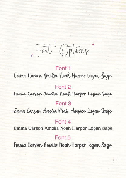 3 Photo Birth Stat Frame