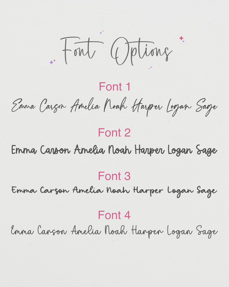 Boho Oval Birth Stat Sign