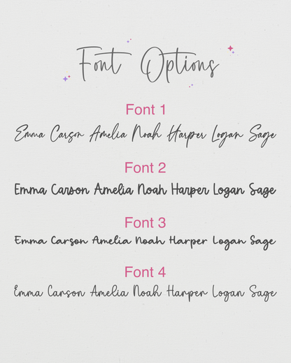 Boho Oval Birth Stat Sign