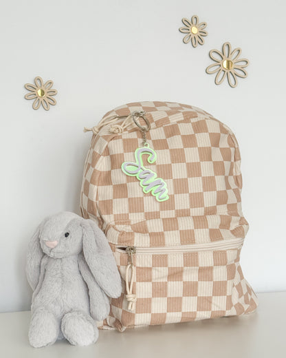 Kids Backpack Tag Keychain