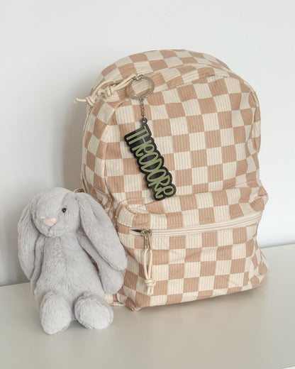 Kids Backpack Tag Keychain