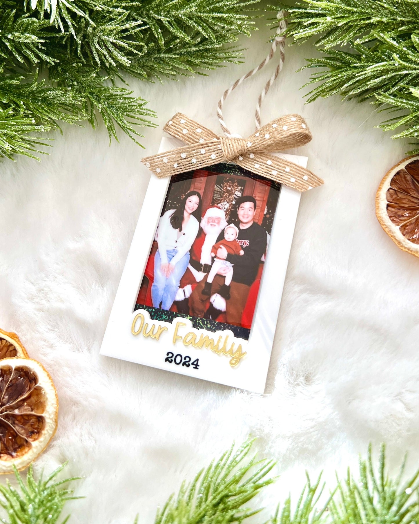 Our Family Photo Frame Ornament