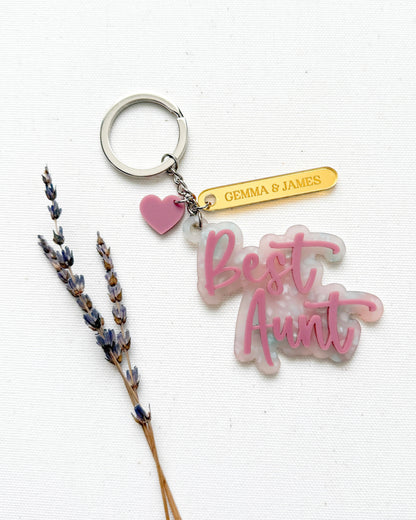 Personalized Mom Keychain