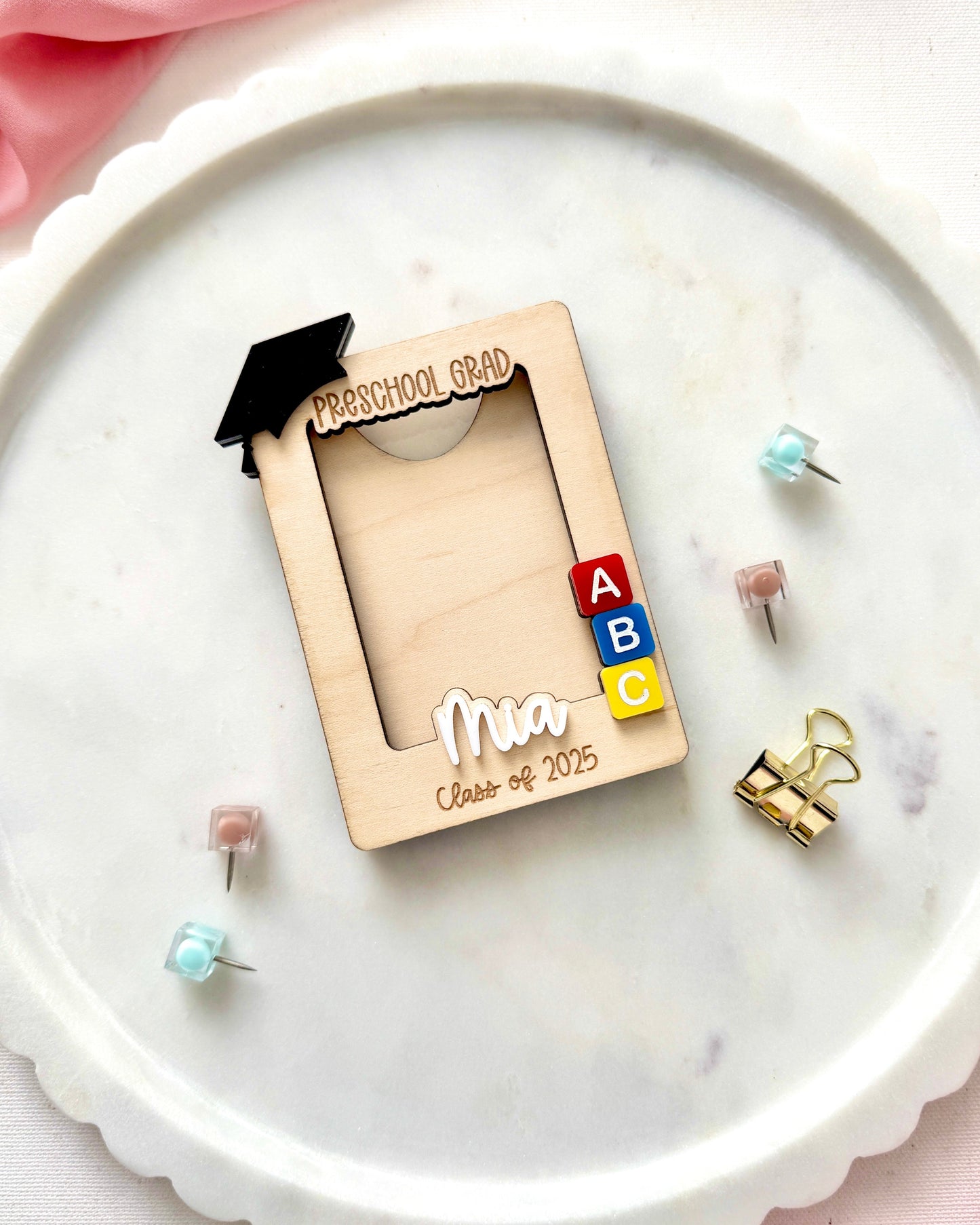 Toddler Graduation Photo Magnet Frame