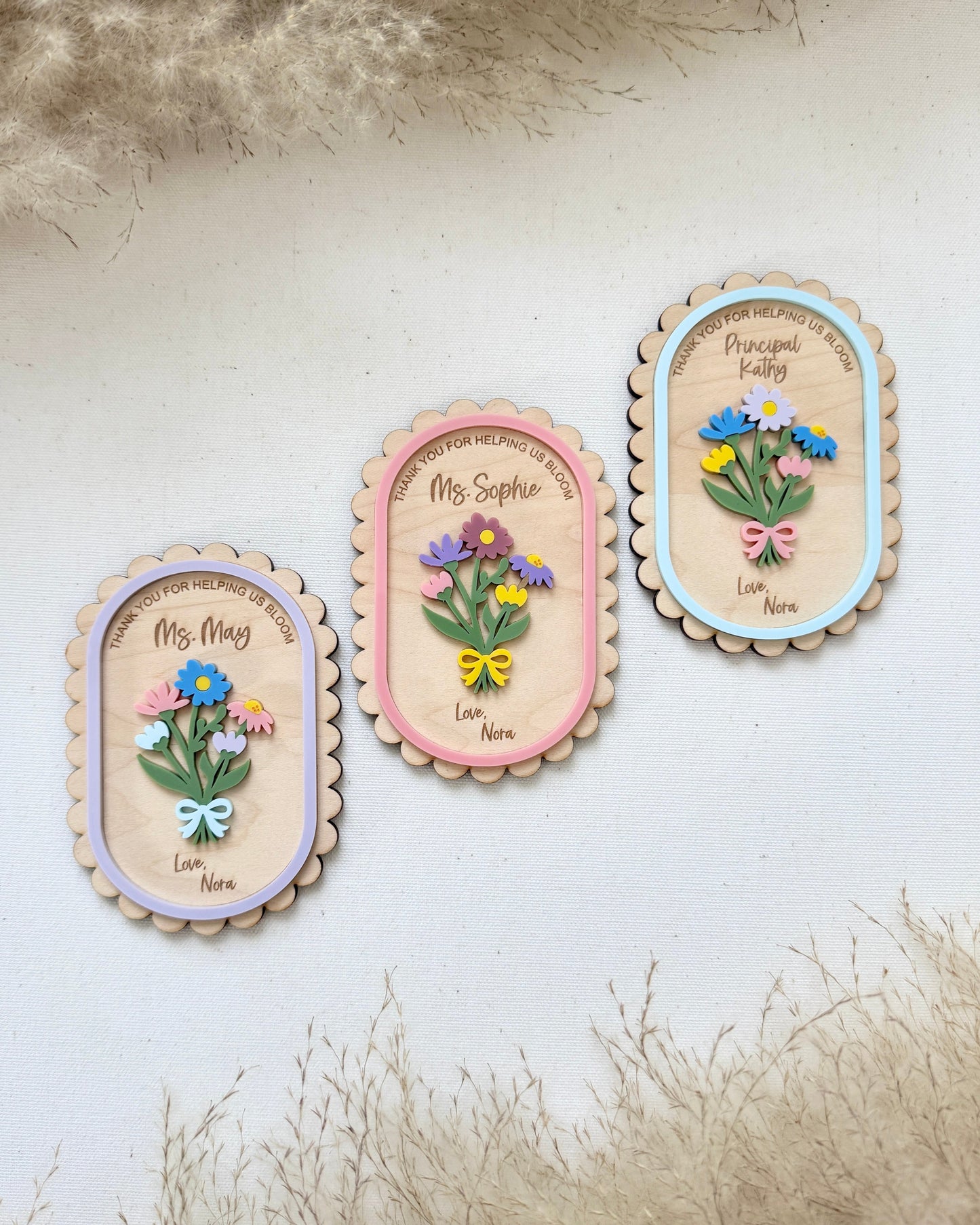 Flower Bouquet Teacher Appreciation Magnet