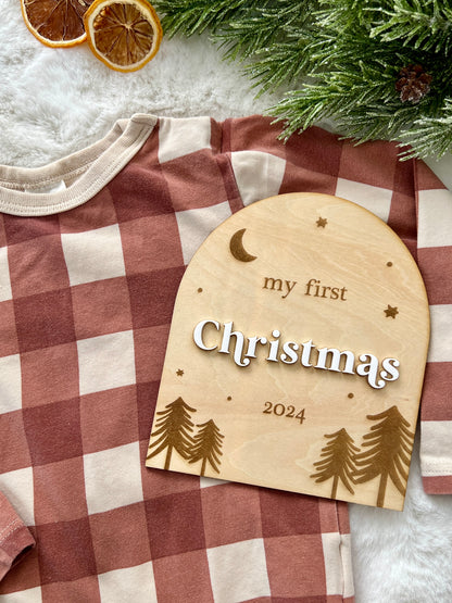 My First Christmas Sign