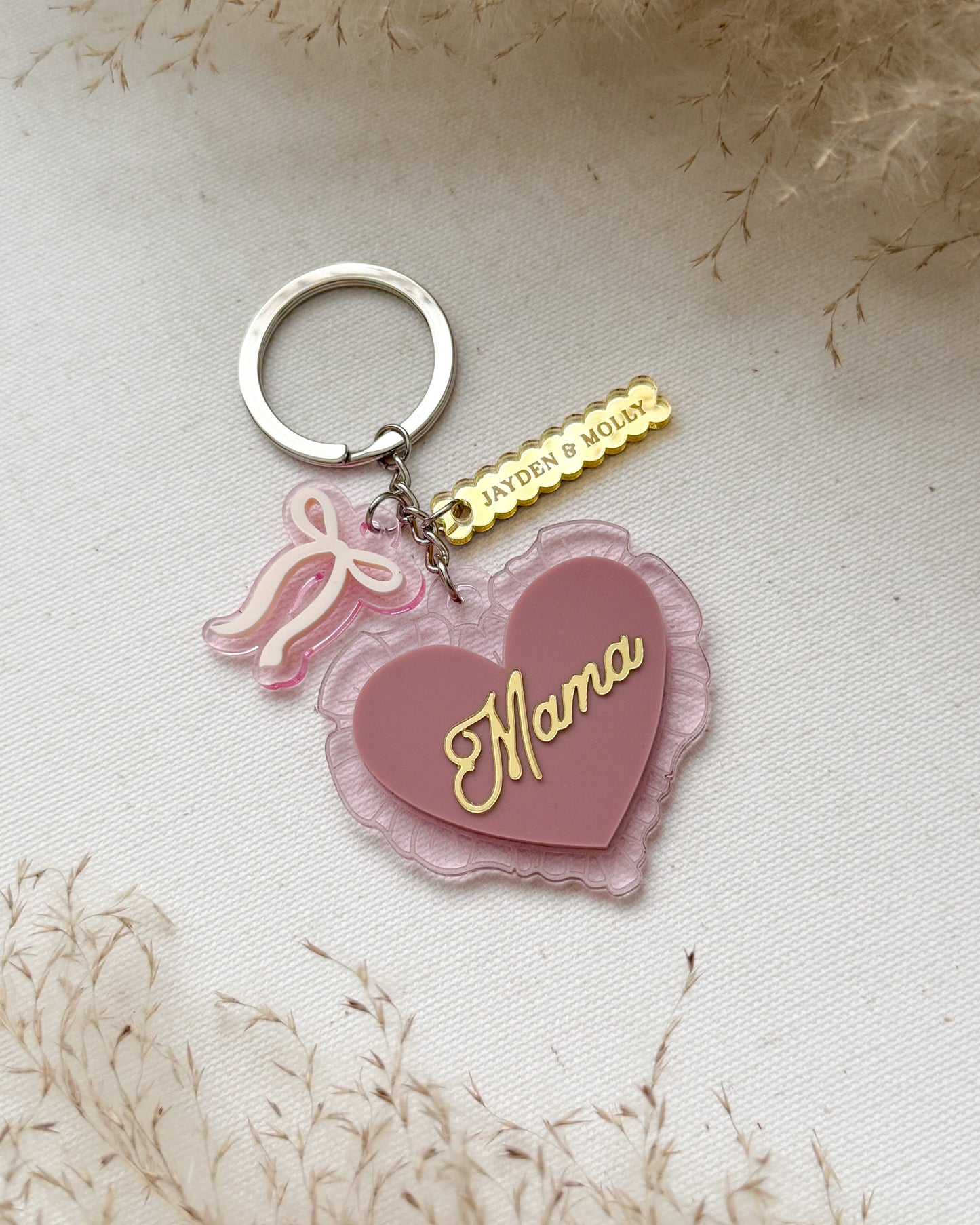Mom Cushion Custom Keychain