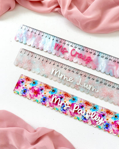 Personalized Scallop Ruler