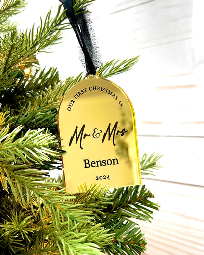 First Christmas as Mr & Mrs Ornament