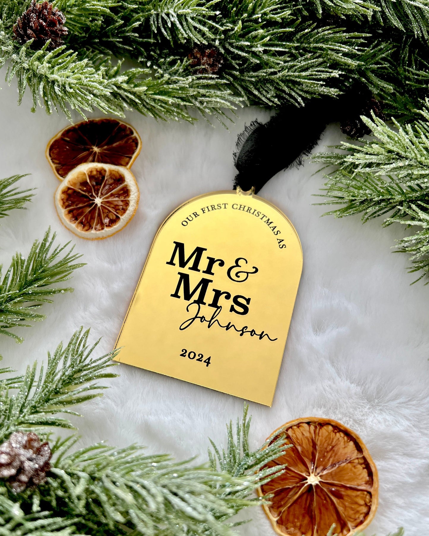 First Christmas Married Ornament