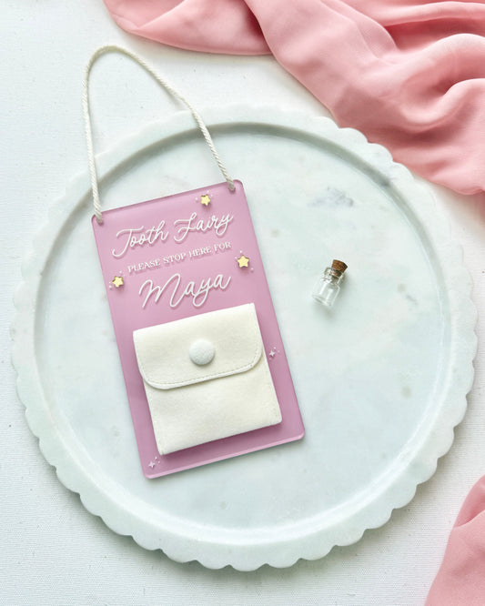 Dreamy Tooth Fairy Sign with Bottle
