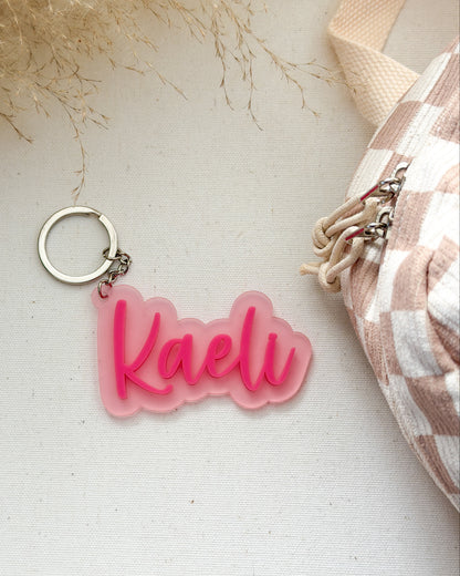 Kids Backpack Tag Keychain