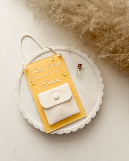 Dreamy Tooth Fairy Sign with Bottle