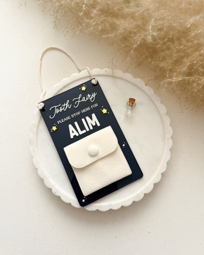 Dreamy Tooth Fairy Sign with Bottle