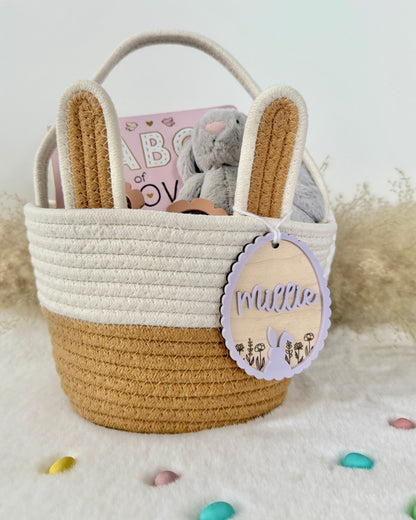 Easter Egg Basket Name Tag