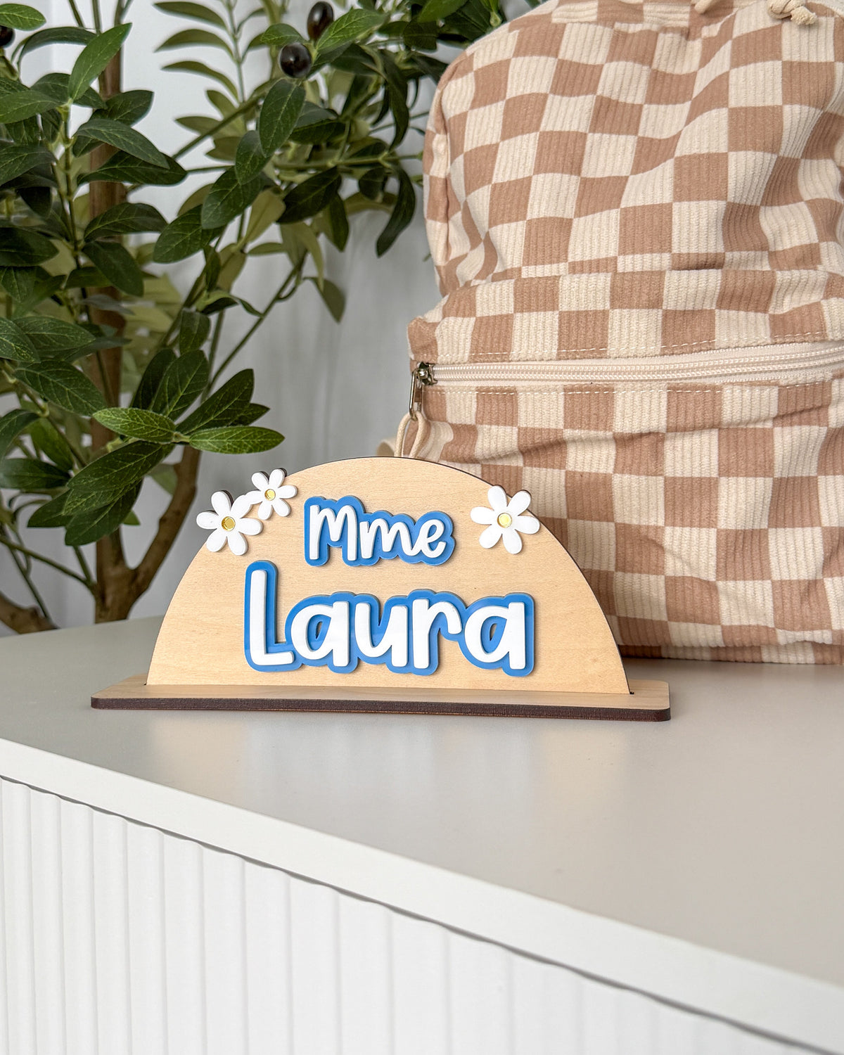 Daisy Desk Name Sign