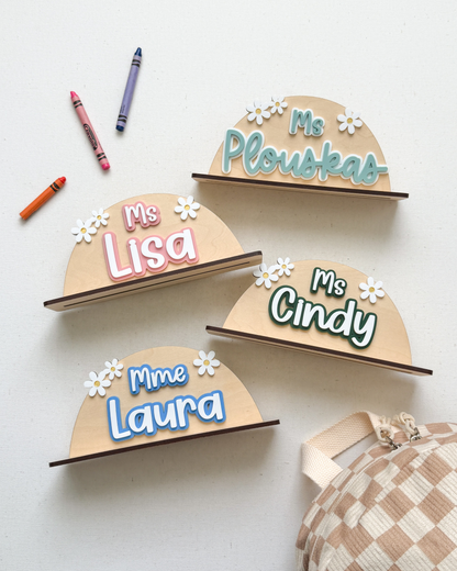Daisy Desk Name Sign