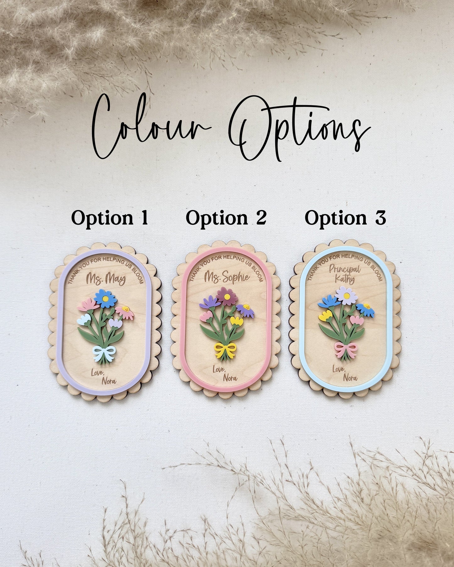 Flower Bouquet Teacher Appreciation Magnet