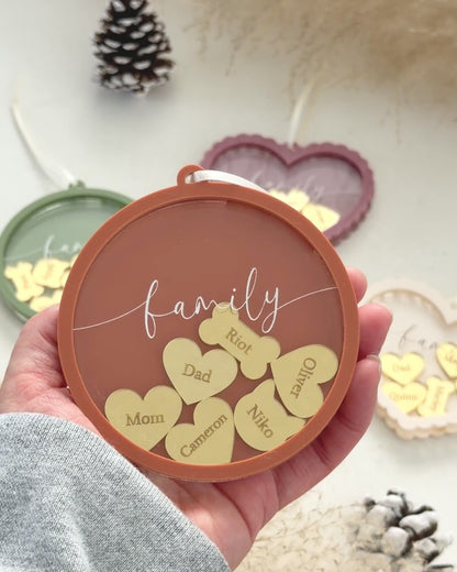 Our Little Family Circle Ornament