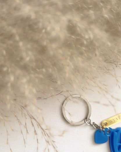 Personalized Dad Keychain