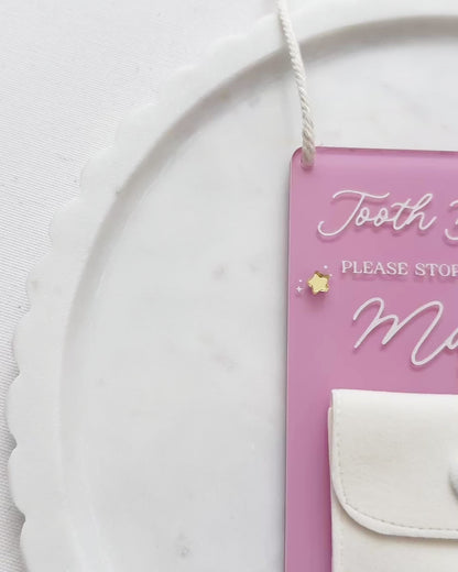 Dreamy Tooth Fairy Sign with Bottle