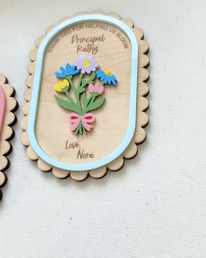Flower Bouquet Teacher Appreciation Magnet