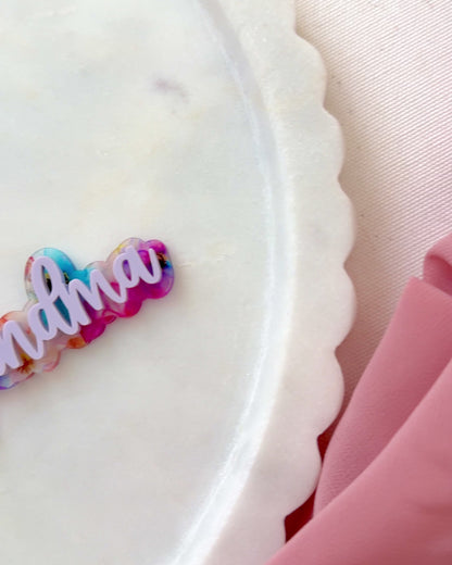 Personalized Mom Keychain