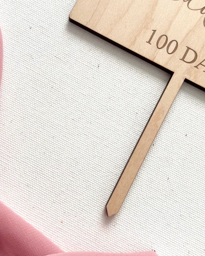 Arch Coquette Bow Birthday Cake Topper