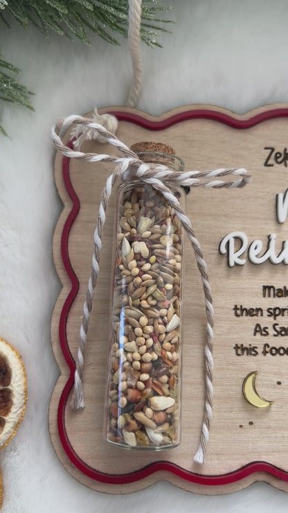 Magical Reindeer Food Hanging Sign